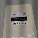 Archaeo 100% Cotton Sheer Curtain, 50" x 96, Cream