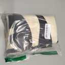 Modern Black and Ivory Geometric Pattern Print Shower Curtain - Abstract Minimalist Pattern - Neutral Design - Trendy Fabric Shower Curtain for Any Bathroom - 72x72 Inches (Geo Black)