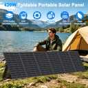 420W Portable Solar Panel for Power Station, 41V MC4 Foldable Solar Charger Ultra Light Solar Panels 25% High Efficiency, Waterproof, Solar Suitcase w/ Adjustable Bracket for RV Camping Off-grid Blackout
