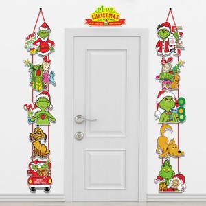 11Pcs Large Funny Christmas Door Decorations Kit, Christmas Sign Banner for Xmas Home School Office Decor