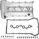 MITZONE Aluminum Valve Cover Compatible with Dodge Caliber Avenger Journey Jeep Compass Patriot Chrysler 200 Sebring 1.8L 2.0L 2.4L 2007-2017