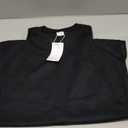 V-Neck Summer Casual Beach Dress for Women 2025 Vacation Women's Sleeveless Sundress with Split (Black)