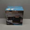 Kismile Countertop Ice Maker, 28lbs/24H Portable Ice Machine with Handle, 6 Mins/9 Pcs Bullet Ice Cubes, Self-Cleaning, Ice Basket & Scoop, Ideal for Home, Kitchen, Bar, or RV(Black)