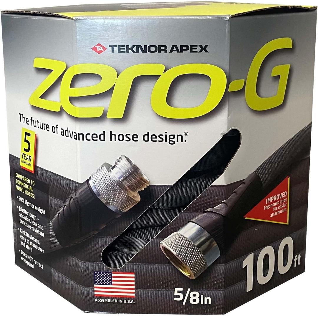 zero-G Vinyl GARDEN HOSE 5/8"X100'BLK zero-G Vinyl GARDEN HOSE 5/8"X100'BLK