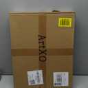 ArtXO 12x16 Picture Frames: Wooden Frames for 12x16inches Photo Display, Rustic Photo Frames for Birthday Christmas Presents, Black&Brown Wall Picture Frame 12 by 16 in