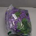 12 Pack Purple Wisteria Hanging Flowers Garland, 3.77 Feet Artificial Flower Vines, Fake Wisteria, Artificial Vines Hanging Garland for Backdrop Outdoor Yard Garden Decor