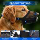 5 x Evollax Muzzle for Small Dog - Soft Air Mesh XS Dog Muzzle for Small Dogs | Perfect for Barking and Biting Prevention | Puppy Mussels for Grooming Allows Panting & Drinking