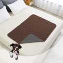 Ameritex Waterproof Dog Bed Cover Pet Blanket for Furniture Bed Couch Sofa Reversible (40x50 Inch (Pack of 1), Chocolate+darkgrey)