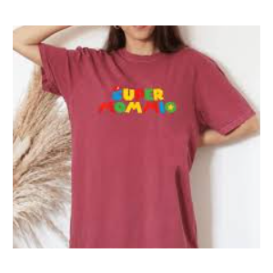 Super Gamer Mom Unleashed Celebrating Motherly Powers T-Shirt Red L