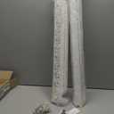 DIY Wood Frame for 20x24 Stretched Canvas Paintings, Retro White Ornate Picture Frame for Vintage Wall Art Prints, No Backboard & Cover, Open Back Canvas Frame for Living Room Decoration 