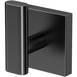 Gatco 4055MX Elevate Bathroom Robe Hook, Matte Black
