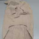 ASENKU Dog Sweater, Italian Greyhound Clothes, Warm Italian Greyhound Sweater, Turtleneck Knitted Dog Sweaters for Medium Dogs, Cozy Pet Sweaters for Whippet (Medium, Apricot)
