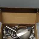 SR SUN RISE Filtered Shower Head with Handheld High Pressure 9 Spray Mode Showerhead Detachable Shower Head Water Softener Filters Beads for Hard Water Remove Chlorine 1 Filter Brushed Nickel