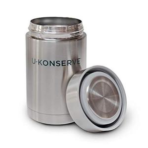 U Konserve Stainless Steel Insulated Food Jar – Vacuum Sealed Thermos for Hot and Cold Food – Wide Mouth - Leak-Proof Container – BPA Free – 18 Ounce