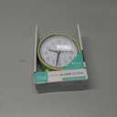 Equity 5" Silent Sweeping Quartz Metal Alarm Clock-Light Green (Model 20090)