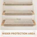 Bullnose Carpet Stair Treads for Wooden Steps Indoor 9" x 28"
