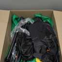 Green Screen Backdrop with Stand, 8x7.2ft Portable Greenscreen Background with Stand, T-Shape Green Screen Stand kit with 6 Spring Clamps, Sandbag, Carry Bag for Zoom, Video