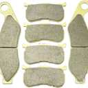 Front Rear Brake Pads Brakes for Harley Davidson (Freewheeler FLRT Trike Only) 2015-2021 - (Tri Glide Ultra FLHTCUTG Trike Only) 2014 2015 2016 2017 2018 2019 2020 2021 FA638 FA641 MC0449