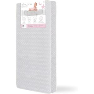 Dream On Me Honeycomb Orthopedic Firm Fiber Standard Baby Crib Mattress, Greenguard Gold and JPMA Certified, 5 Fiber Core Optimum Support, Fits Crib and Toddler Bed, Waterproof Vinyl Cover