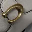 COACH Tabby Shoulder Bag 20 In Loved Leather With Quilting (One Size, Chalk)