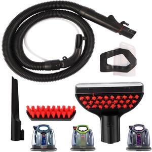 Upgraded Clean Hose Component Replacement parts for Bissell Little Green ProHeat 2694, 2513, 5207, 2513E, 4720M Vacuum Cleaner Hose 5.3in Clean brush, Clean tools, Gap brush Accessories Part #1606127