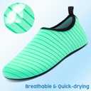 Metog Men Women Water Shoes Quick-Dry Aqua Socks Barefoot Slip-on for Beach Swim Sport Surf Yoga Exercise