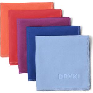 Sweat Absorbing Handkerchiefs - The Original Quick-Dry Microfiber Sweat Rags & Towels for Face, Hands, & Body - Perfect for Gym, Sports, and Work (Desert: 5 Pack)