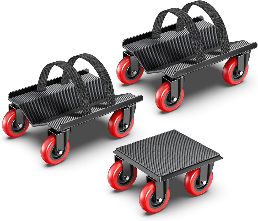 Snowmobile Dolly Heavy Duty with 3 Inch Caster Wheels,