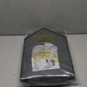 Rest-Eazzzy Outdoor Cat House, Feral Cat House Insulated with Mat and Clip, Weatherproof and Insulated, Cat Beds for Cats Kittens Puppies, Never Blow Away (Grey, M 13" X 17" X 20")