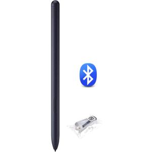 Tab S9 S Pen (WithBluetooth I 4,096 Pressure Levels) Replacement for Galaxy Tab S9/S9 Plus/S9 Ultra All Versions Stylus Pen +Tips/Nibs (Black)
