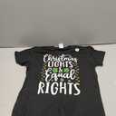 Christmas Lights And Equal Rights Xmas Equality Ugly T Shirt Size L