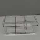 Bawuie Silverware Caddy Organizer, Utensil Caddy Holder for Forks, Knives, Spoons, Cutlery, Flatware Storage Bin with Handle for Kitchen Pantry Table Countertop Outdoor Picnic, Clear