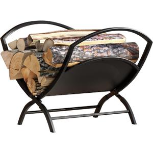 Fireplace Log Holder Folding Firewood Rack Indoor, Outdoor Firewood Rack,Stacking Rack,Storage Rack for Firewood by Fire Beauty