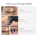 Eye Charm Double Eyelid Tape Hooded Eye Lift Eyelid Tape Face Tape Lifting Invisible Droopy Eyelid Lifter Eye Lid Strips for Hooded Eyes (Single Sided 4mm+6mm 150p)