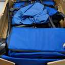 VEVOR Collapsible Wagon with Canopy, 220lbs Foldable Wagon, Beach Wagon Cart with Big Wheels and Canopy with Adjustable Push Pulling Handles