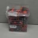 24 Pcs 2.4 Inch Christmas Glitter Ball Ornaments Mouse Plastic Ball with Dot Bow Tree Ornaments Cartoon Mouse Balls Red Black Yellow White Dot Decorations for Xmas Trees Party House Decor