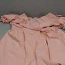 Belle Poque Vintage Dress for Women 1950s Cottagecore Cocktail Dresses Square Neck Puff Sleeve Dress with Pockets, Size XL, Pink