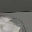 Verdusa Women's Bowknot Evening Bag Ruched Clutch Purse Party Handbag with Chain Strap (White)