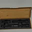 DURATECH 1/2" Drive Impact Extension Bar Set, 3-Piece Socket Extensions, 3, 6 and 10 Length, Premium CR-V Steel