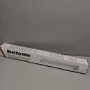 Reinforced 120 Inch Extra Long Retractable Baby & Dog Gate with Support Rods Prevents Crawling Under, 10 Ft Wide for Large Openings, Indoor/Outdoor Gate, White