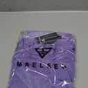M MAELREG Golf Vests For Men Dry Fit Lightweight Moisture Wicking Performance Sports Breathable Golf 1/4 Zip Pullover Men (Medium, Lavender)
