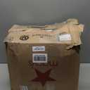 Artoid Mode Watercolor Buffalo Plaid Xmas Tree Merry Christmas Area Rug, Winter Home Decor Low-Profile Washable Area Rugs for Entryway Bedroom Living Room Laundry Room Indoor 5x7 Feet (Black/White)