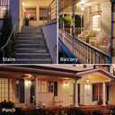 Emotionlite Dusk to Dawn Sensor Light Bulbs Outdoor, Warm White LED Bulbs, 60 Watt Equivalent, Automatic On/Off, Garage, Hallway, Basement, A19 Size, 9W, E26 Medium Base, 3 Pack