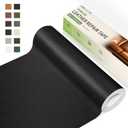 Leather Repair Tape,16 x 160 Inches Self Adhesive Leather Repair PatchLeather Repair Kit for FurnitureCouches,Car Seats,Cabinets,Handbags(Black-Fine Lines)