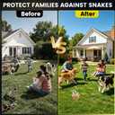 Natural Snake Repellent, 24 Pack Natural Peppermint Oil Snake Repellent for Yard Garden Attic Orchard Indoor Outdoor Patio Porch, Pet and Family Safe, Ready to Use, Brown