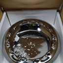 Privilege 86071 Ceramic Bowl, Large, Metallic
