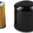 Oil Filter M806418 & Fuel Filter MIU804763 M801101 Kit Compatible with John Deere 1023E 1025R 1026R 2305 2320 755 855 Utility Tractors HPX-Diesel Gator X495 X595 X740 X744 X748 X750 Front Mower