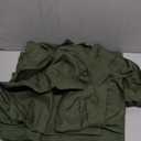 KKJIAF Ruffle Pillow Cases Standard Size Set of 2, Ruffled Pillow Covers with Envelope Closure, Wrinkle Resistant Pillowcases 20" x 26", Ruffled Pillow Shams, Olive Green