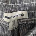 Amazon Essentials Women's Pull On Linen Blend Drawstring Relaxed Fit Wide Leg Pant (Gray, XS)