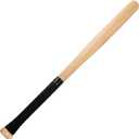 Tebery Wooden Baseball Bat Solid, 29 Inch Softball Bat for Practice, Home Self Defense Bat for Car, Outdoors Protection